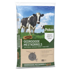 GEDROOGDE MESTKORRELS POKON 20 KG