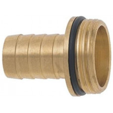 SLANGPILAAR MESSING + O-RING 1"BU X 25 MM GEKA