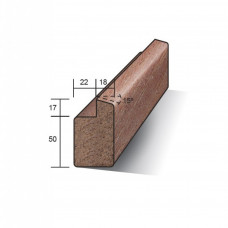 RAAMHOUT MERANTI R1 40 X 67 X 3350 MM