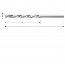 HSS SPIRAALBOOR DIN 340 TYPE N Ø 5 X 87/132 MM