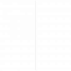 KOPLAT SCHUIN MDF FOLIE WIT 12 X 45 X 2600 MM