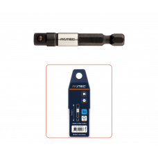 ADAPTER, E6.3 > 4-KNT. 1/4", MET KOGEL, L=50 ADAPTER, E6.3 > 4-KNT. 1/4", MET KOGEL, L=50