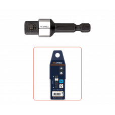 ADAPTER, E6.3 > 4-KNT. 3/8", MET STIFT, L=50 ADAPTER, E6.3 > 4-KNT. 3/8", MET STIFT, L=50