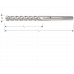 HAMERBOOR SDS+ QUATTRO-X Ø 6 X 150/215 MM