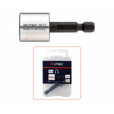 DOPSLEUTEL E6.3 1/4" BITOPN., MAGNETISCH, SW 9X50