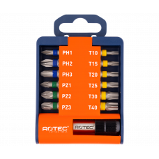 BIT- & BITHOUDER-SET OPTI-LINE, BITS PH-PZ-TX 13-DLG.