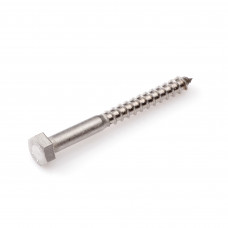 HOUTDRAADBOUT RVS M10 X 120 MM