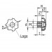 STERKNOP PP 50MM M10 DRAADBUS