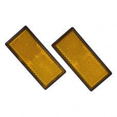 CARPOINT REFLECTOR ORANJE 86X40MM 2 STUKS