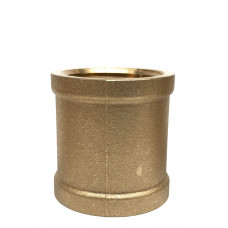 MESSING SOK 1" BINNENDRAAD