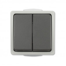 AQUARIUS IP54 SERIESCHAKELAAR GRIJS