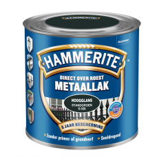 HAMMERITE METAALLAK HOOGGLANS STANDGROEN 250 ML