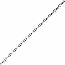 PATENTKETTING MESSING VERCHROOMD 19.6 X 0.5 MM DIN 5279