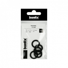 BONFIX TPE-RING 15 MM (21 X 15 X 1,5 MM) 5 STUKS