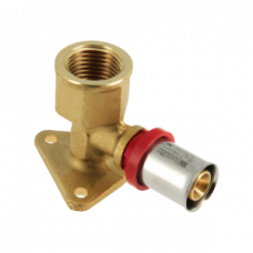 BONFIX ALU-PERS MUURPLAAT 1/2" X 16 HOOGTE = 47 MM (BLISTER)