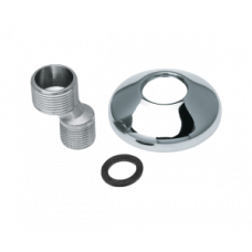BONFIX S-KOPPELING 1/2"X 3/8" + ROZET + RING 2STUKS