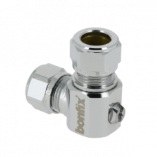 BONFIX KOGELSTOPKRAAN HAAKS KNEL 12 X 12 MM 1ST