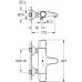 BAD-/DOUCHEMENGKRAAN THERMOSTATISCH GROHE PRECISION TREND ZWART