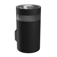 TORRE UP-RING WANDLAMP 9W IP54 ROND ZWART