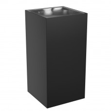 TORRE UP-DOWN WANDLAMP 18W IP54 VIERKANT ZWART
