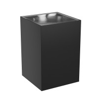 TORRE UP WANDLAMP 9W IP54 VIERKANT ZWART