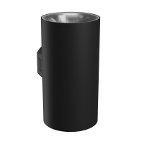 TORRE UP-DOWN WANDLAMP 18W IP54 ROND ZWART