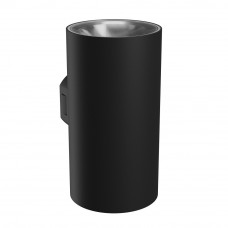 TORRE UP-DOWN WANDLAMP 18W IP54 ROND ZWART