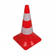 VERKEERSKEGEL ROOD/WIT 50CM