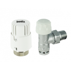 BONFIX THERMOSTAAT RADIATORVENTIEL + ADAPTOR HAAKS