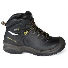 WERKSCHOEN GRISPORT HOOG 704 S3 ZWART 44 (LEER GEVOERD)