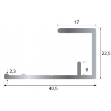NOVALIT STARTPROFIEL 4 M T.B.V. VERTICALE BEKLEDING