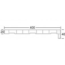 STEMID VENSTERBANK BETONLOOK 400 MM 6 M (DIVERSEN KLEUREN)