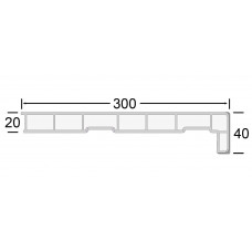 STEMID VENSTERBANK BETONLOOK 300 MM 6 M (DIVERSEN KLEUREN)