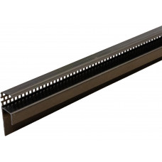 STEMID VENTILATIE-AFLSUITPROFIEL 65 X 17 MM (ZWART)