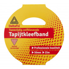 TAPIJTTAPE 2-ZIJDIG KLEVEND 50 MM X 25 METER TAPIJTTAPE 2-ZIJDIG KLEVEND 50 MM X 25 METER