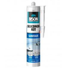 BISON SILICONENKIT SANITAIR WIT 300 ML