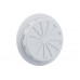VENTILATIEROOSTER ROND VERSTELBAAR Ø 100 - 150 MM WIT