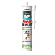 BISON SUPER ACRYLAAT SCHILDERSKIT WIT 300 ML