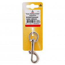 MUSKETONHAAK VERNIKKELD 10 MM 1ST MUSKETONHAAK VERNIKKELD 10 MM 1ST