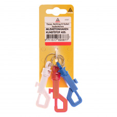 MUSKETONHAAK ASSORTIMENT KUNSTSTOF 3ST MUSKETONHAAK ASSORTIMENT KUNSTSTOF 3ST