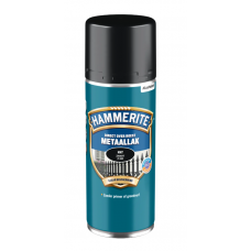 HAMMERITE METAALLAK MAT ZWART 400 ML