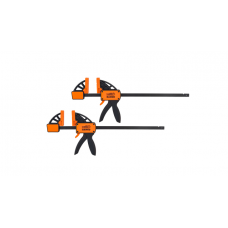 BAHCO EENHANDSLIJMKLEM 300MM 80KG KLEMKRACHT 2-PACK (ACTIE OP=OP!)