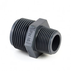 PVC DRUK DRAADNIPPEL 3/4" X 1" 16 ATO PVC DRUK DRAADNIPPEL 3/4" X 1" 16 ATO