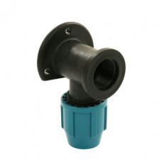 PVC DRUK PP MUURPLAATKOPPELING 16 MM X 1/2"