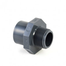 PVC DRUK INZETDRAADEIND 25 MM X 3/4"BU