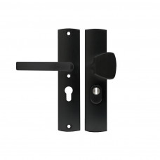 VEILIGHEIDSBESLAG AXA CURVE KNOP PLUS PC55 ZWART