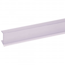 KEUKENPLINTPROFIEL TRANSPARANT 9.5 X 20 X 2600 MM