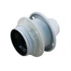 LAMPHOUDER DRAAD E27 + 1 RING WIT