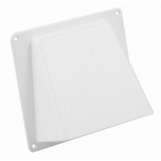 KAPROOSTER MET KLEP Ø 100 - 125 MM / 110 X 55 MM WIT
