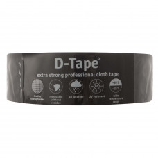 D-TAPE VERWIJDERBAAR ZWART 50 MM X 50 METER